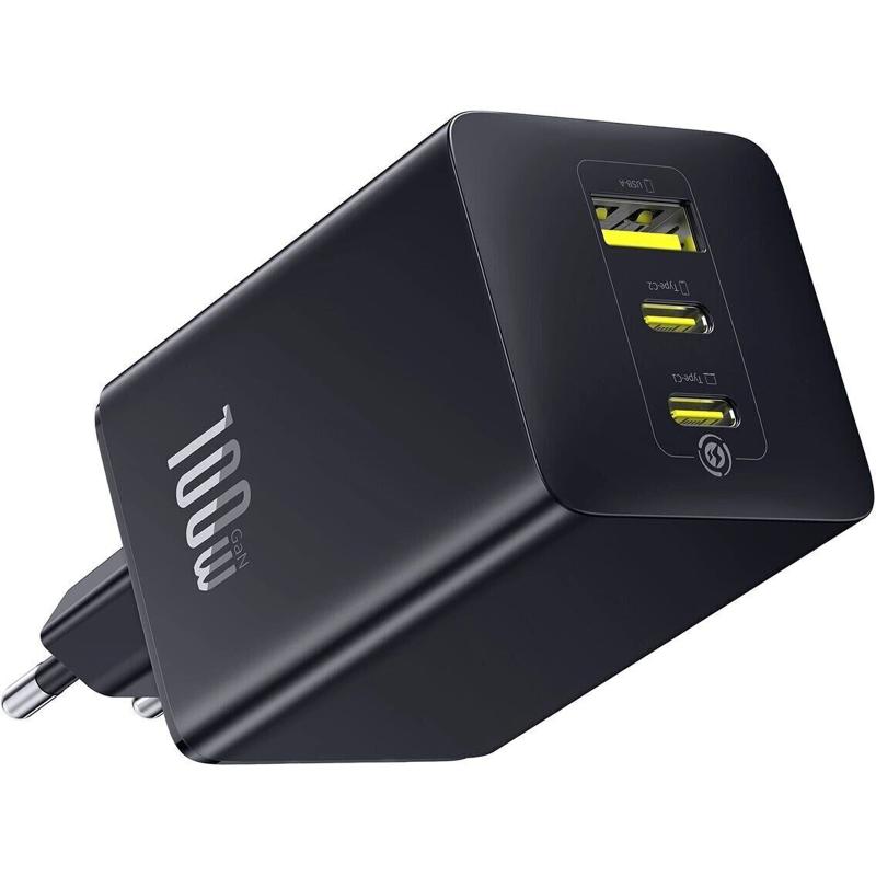 Купити МЗП Baseus EnerFill FE11 Fast Charger PD100W+QC3.0 (1USB-A/2C) (P101821)