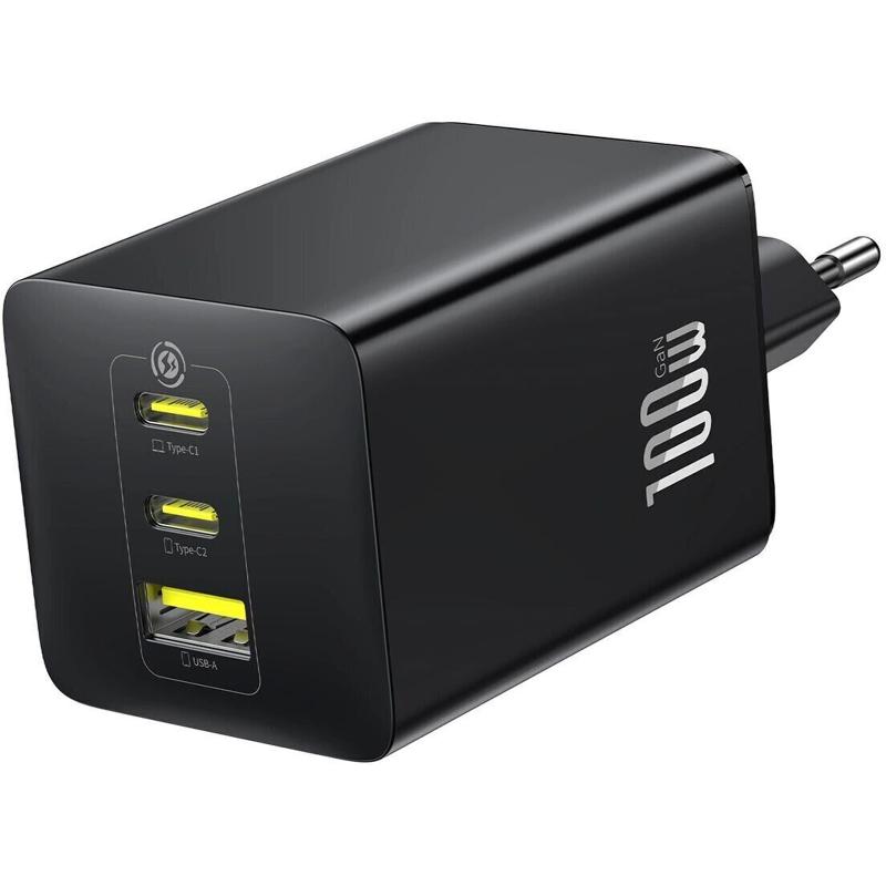 Купити МЗП Baseus EnerFill FE11 Fast Charger PD100W+QC3.0 (1USB-A/2C) (P101821)
