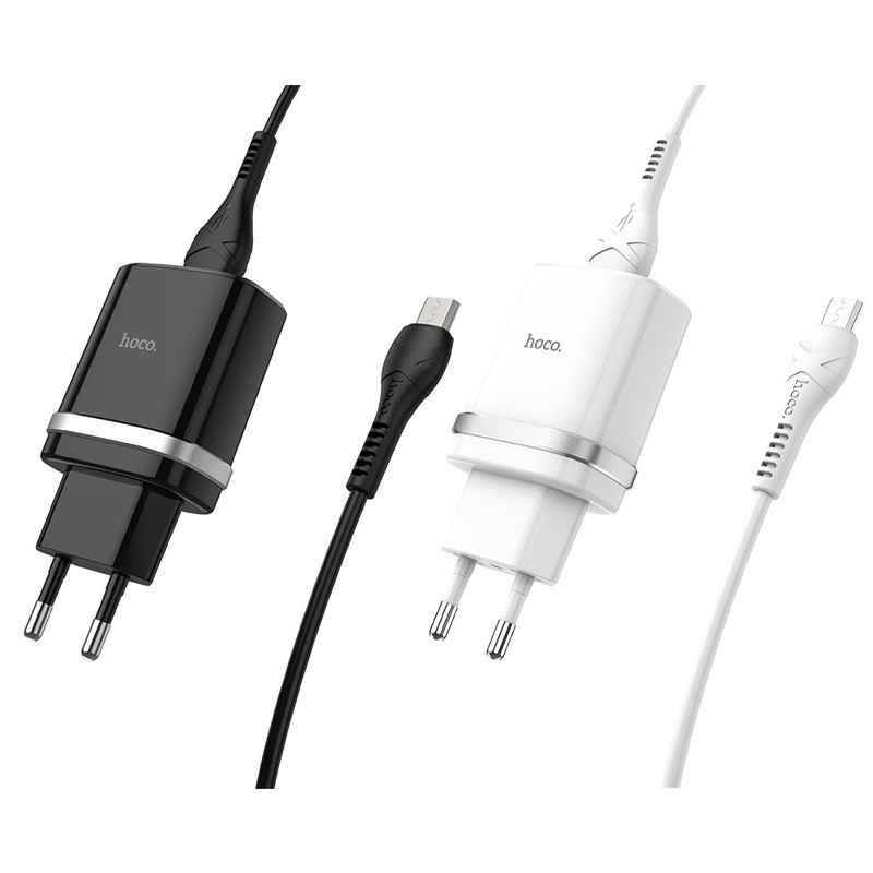 Купити МЗП Hoco C12Q Smart QC3.0 18W (1USB-A) + кабель USB to MicroUSB