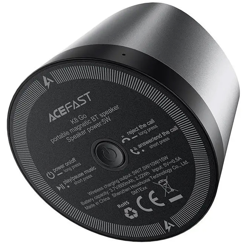 Купити Bluetooth Колонка Acefast K8 5W + БЗП 15W