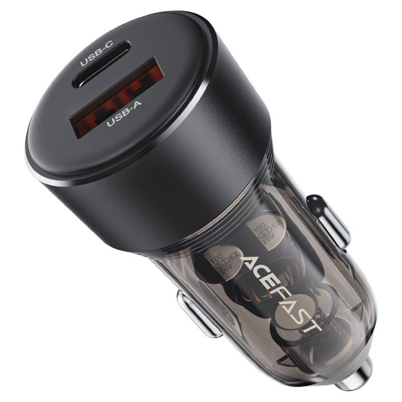 Купити АЗП Acefast B12 PD30W+QC3.0 total 60W (1USB-A/1C)