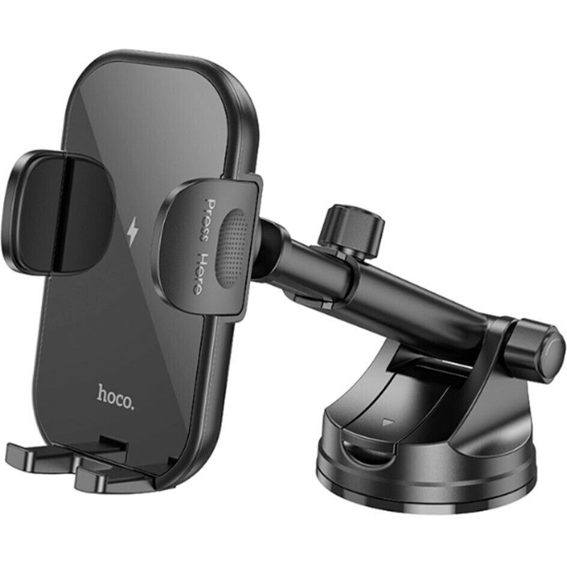Купити Автотримач з БЗП Hoco HW5 Journey 15W (center console)