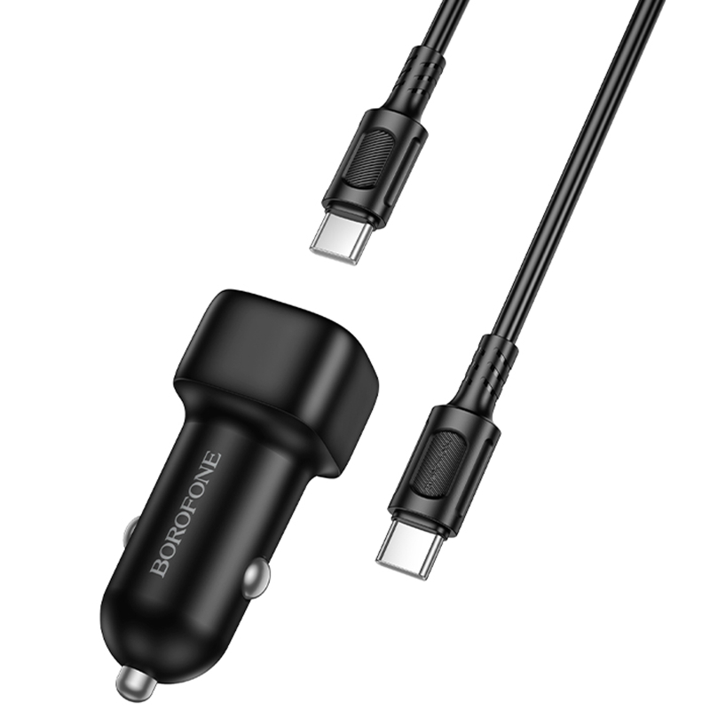 Купити АЗП Borofone BZ34B Cloud PD20W+QC3.0 total 38W (1USB-A/1C) + кабель Type-C to Type-C