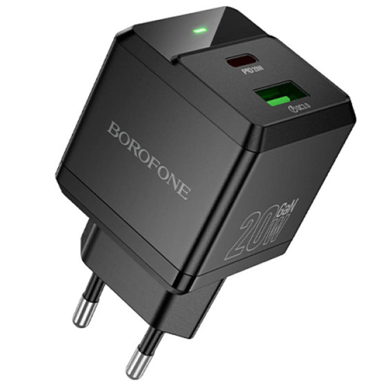 Купити МЗП Borofone BN19 Intenso PD20W+QC3.0 (1USB-A/1C)