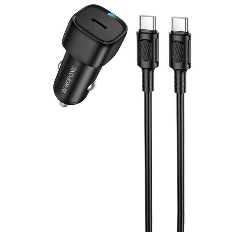 Купити АЗП Borofone BZ34A Cloud PD20W (1USB-C) + кабель Type-C to Type-C