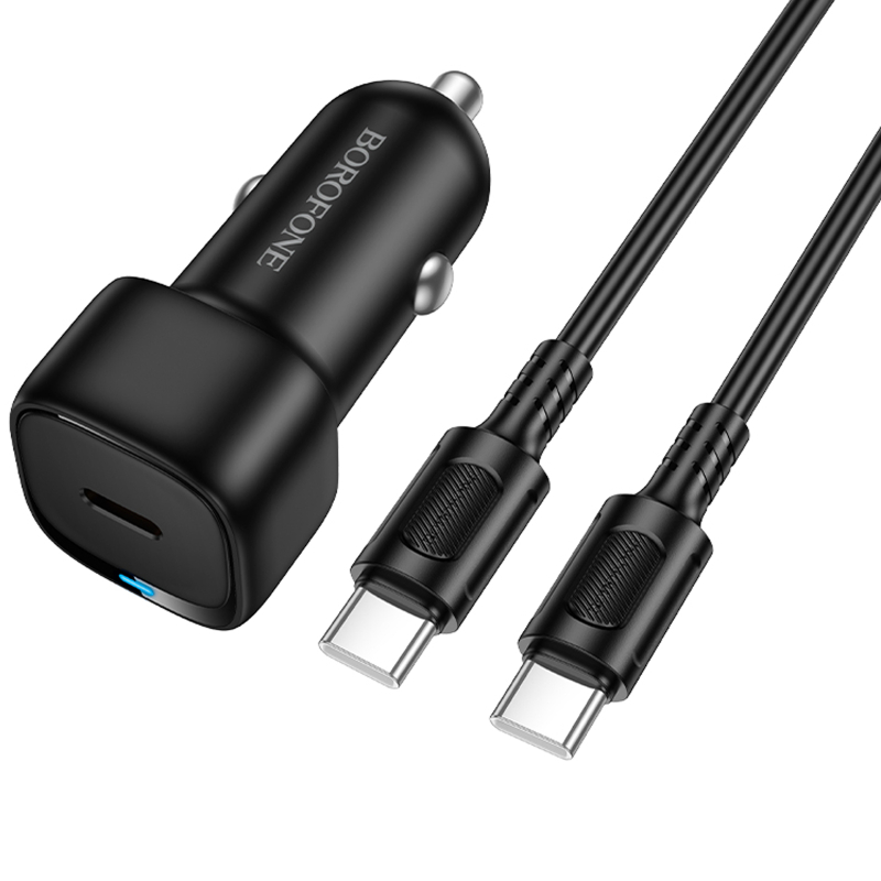 Купити АЗП Borofone BZ34A Cloud PD20W (1USB-C) + кабель Type-C to Type-C