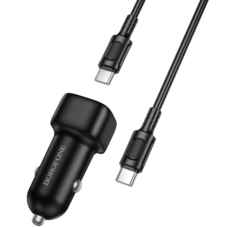 Купити АЗП Borofone BZ34A Cloud PD20W (1USB-C) + кабель Type-C to Type-C