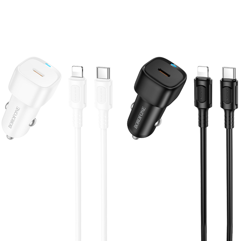 Купити АЗП Borofone BZ34A Cloud PD20W (1USB-C) + кабель Type-C to Lightning
