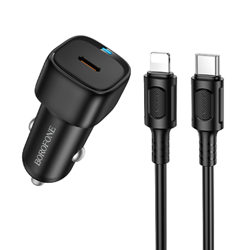 Купити АЗП Borofone BZ34A Cloud PD20W (1USB-C) + кабель Type-C to Lightning