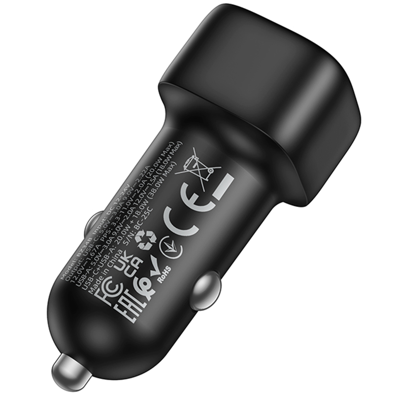 Купити АЗП Borofone BZ34B Cloud PD20W+QC3.0 total 38W (1USB-A/1C)