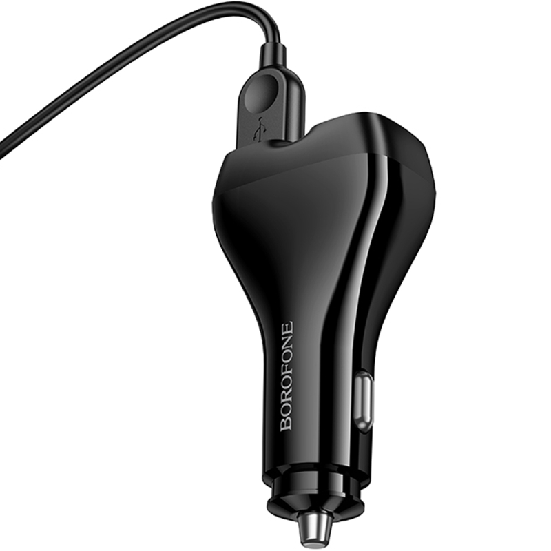 Купити АЗП Borofone BZ35 Leader PD15W+QC3.0 total 30W (2USB-A/2C) + кабель USB to Lightning