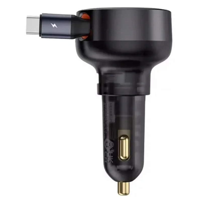 Купити АЗП Baseus Enjoyment Pro PD60W with retractable cables (1USB-A/1C/1L) (C00057802111)