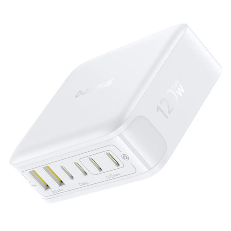 Купити МЗП Baseus EnerFill FH21 PD120W+QC3.0 6in1 (2USB-A/4C) (E0120T)