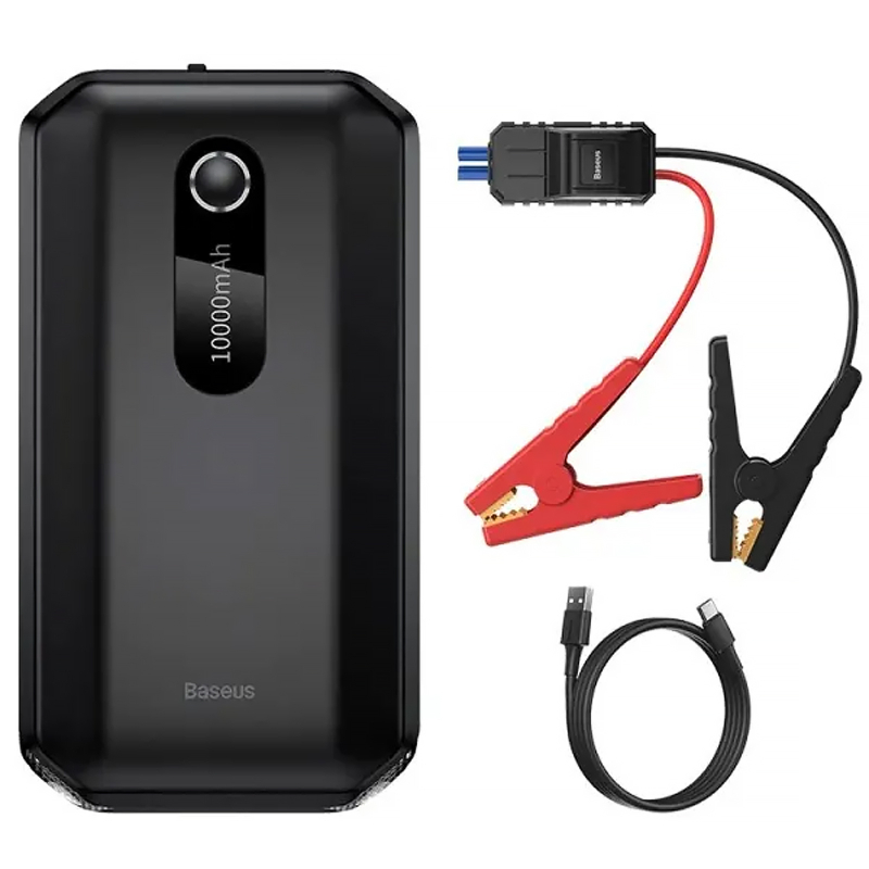 Купити Пусковий пристрій (бустер) для автомобіля Baseus Super Energy Air Car 10000 mAh (CGNL0201)