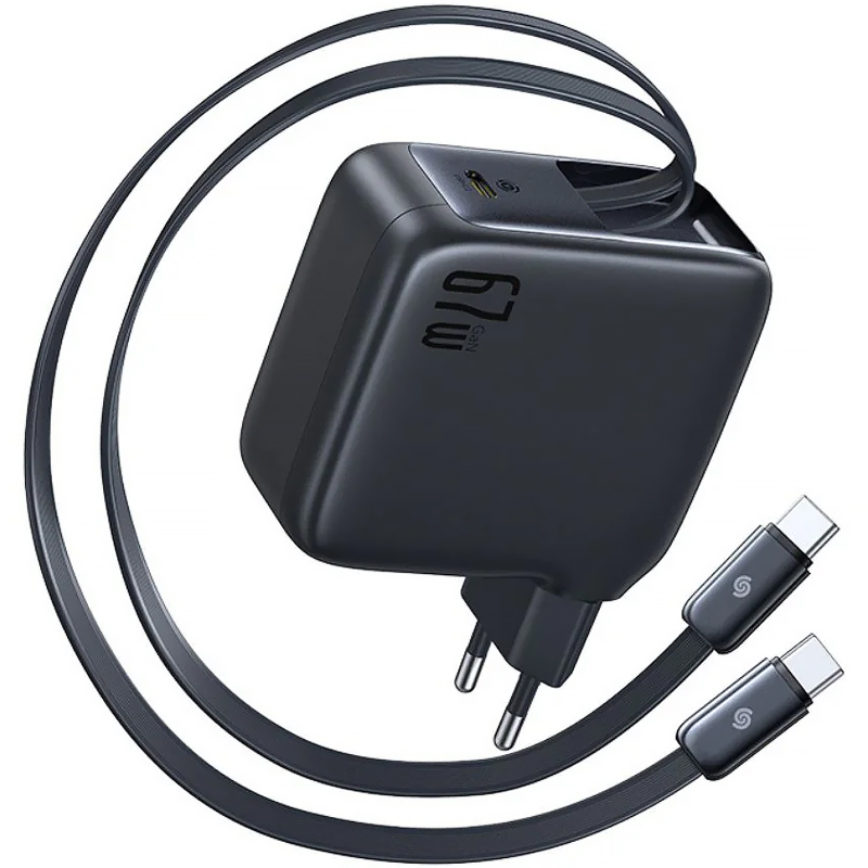 МЗП Baseus EnerCore CJ21 PD67W with retractable cables (3USB-C) (E0121D)