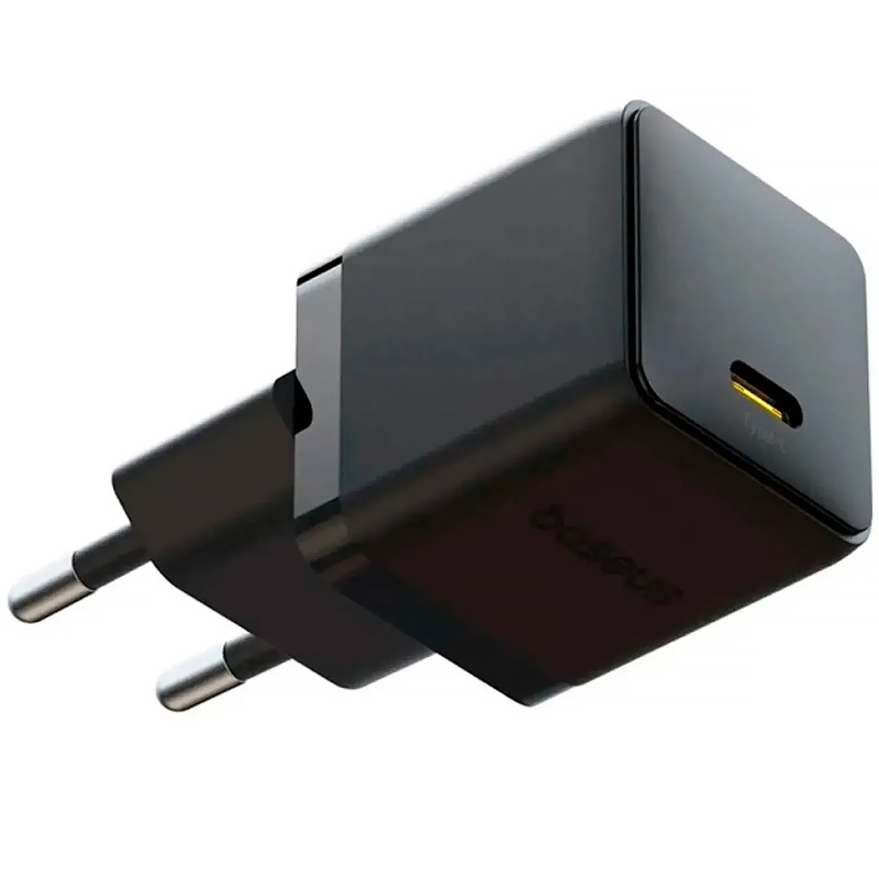 Купити МЗП Baseus Palm Fast Charger 20W (1USB-C) + кабель Type-C to Lightning (E01164)