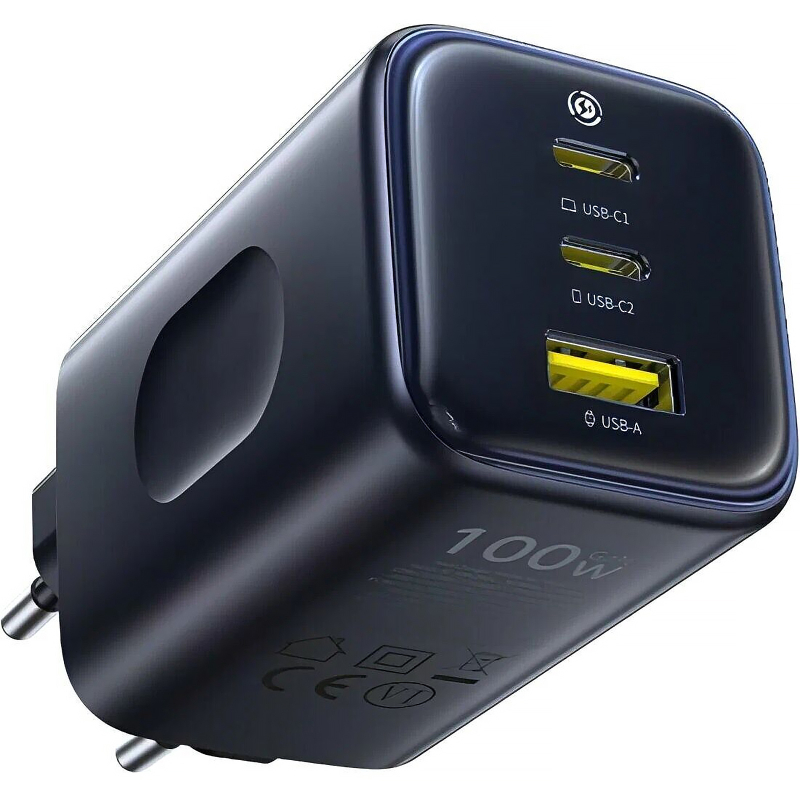 МЗП Baseus PicoGo AE11 Fast Charger 100W (1USB-A/2C) (E01214)