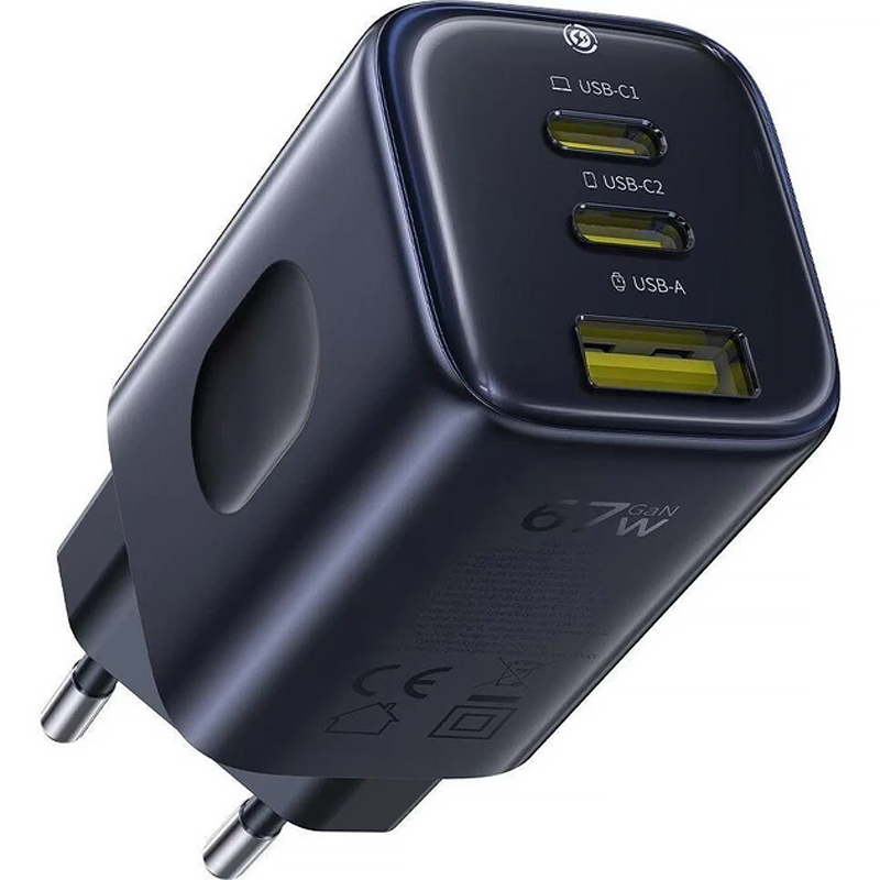 МЗП Baseus PicoGo AE11 Fast Charger 67W (1USB-A/2C) (E01212)