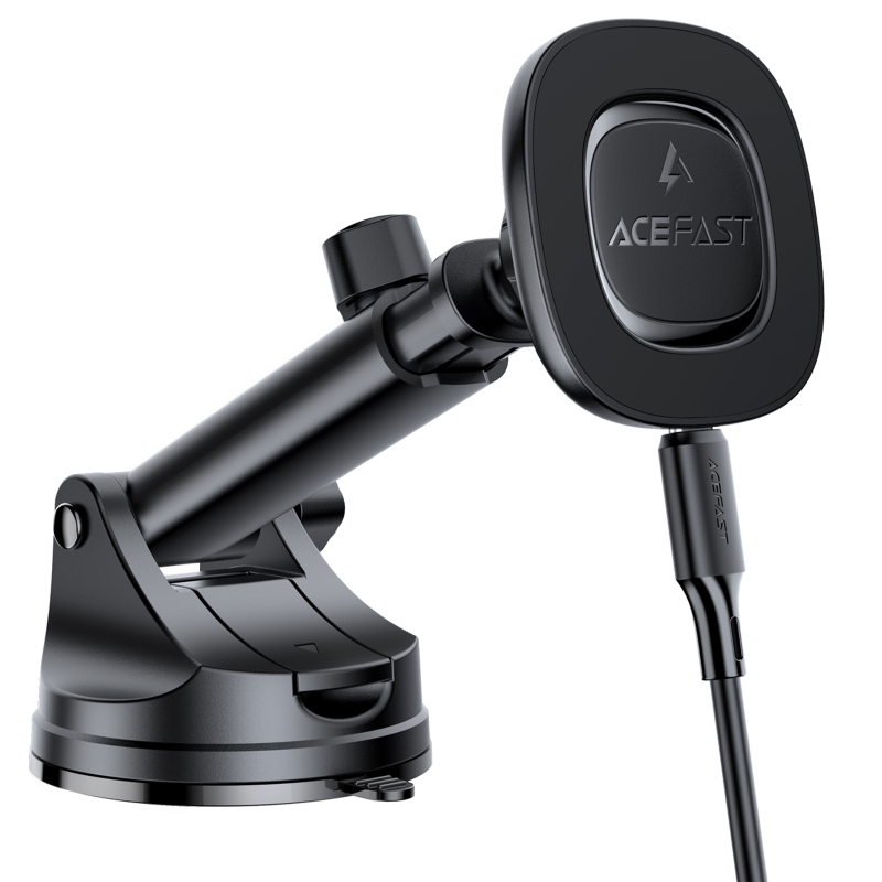 Купити Автотримач з БЗП Acefast D47 Magnetic Charging 15W (center console)