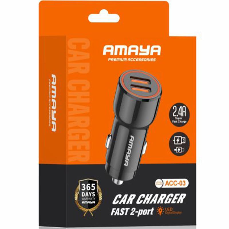 Купити АЗП Amaya ACC-03 2.4A (2USB-A)