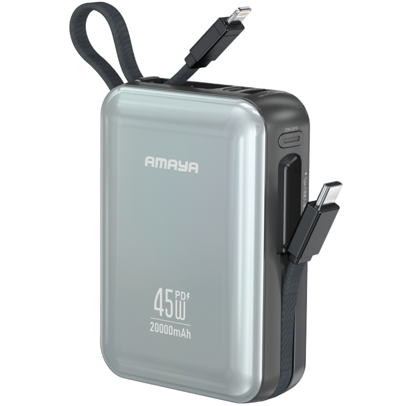 Портативний ЗП Power Bank Amaya F213C PD45W with cable 20000 mAh