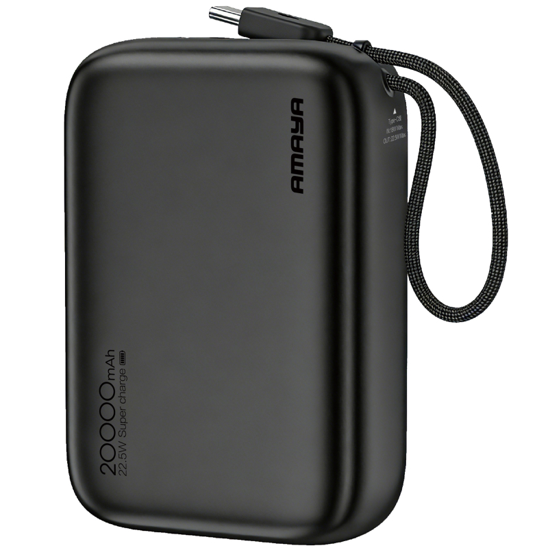 Портативний ЗП Power Bank Amaya F235C PD22.5W with cable 20000 mAh