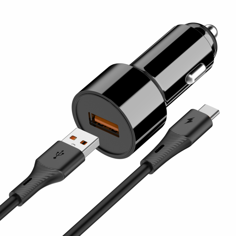 Купити АЗП Amaya ACC-13C QC3.0 20W (1USB-A) + кабель USB to Type-C