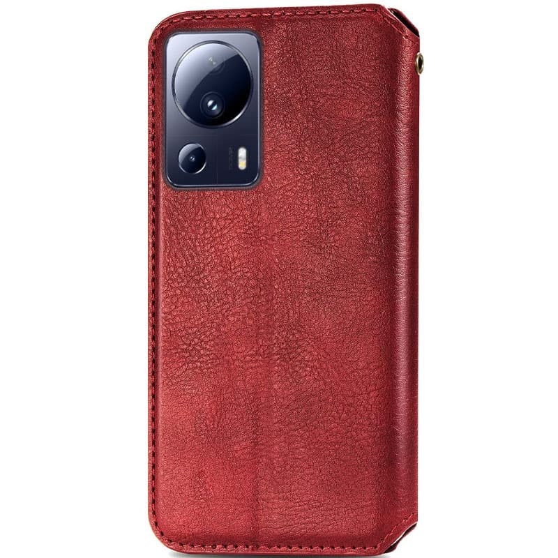 Купити Шкіряний чохол-книжка GETMAN Cubic (PU) для Xiaomi 13 Lite