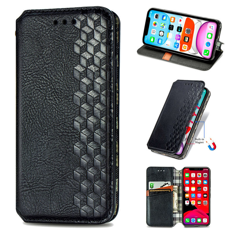 Купити Шкіряний чохол-книжка GETMAN Cubic (PU) для Xiaomi 13 Lite