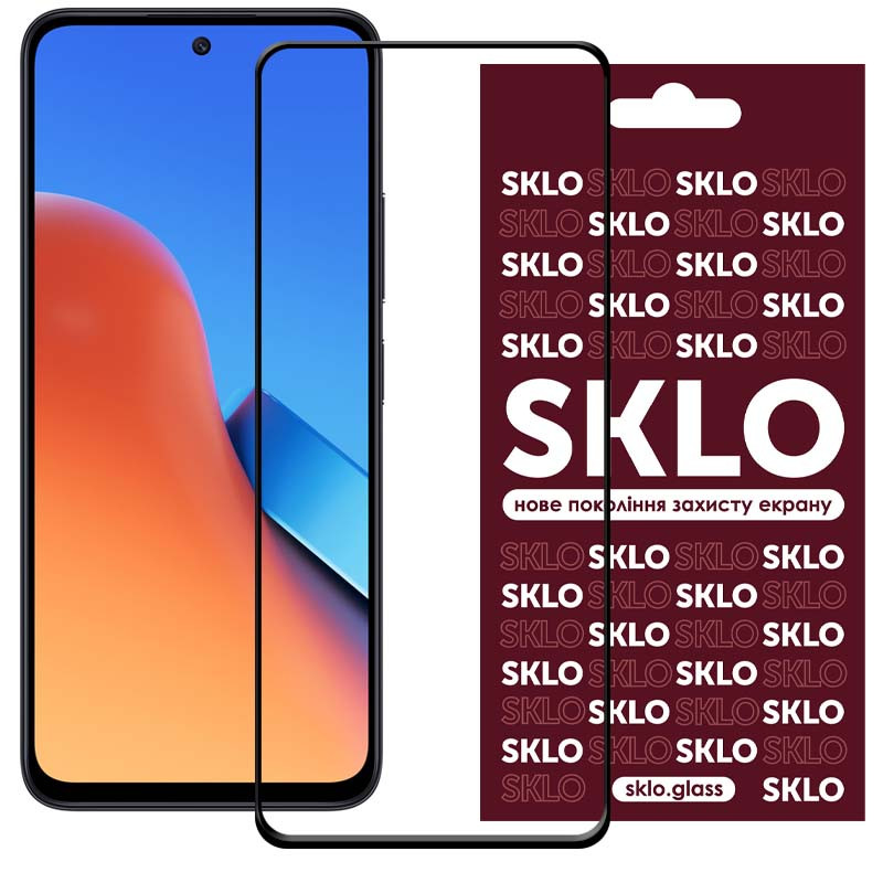 Купити Захисне скло SKLO 3D для Xiaomi Redmi 12 / Poco M6 Pro 5G / Redmi 13 / Poco M6 4G
