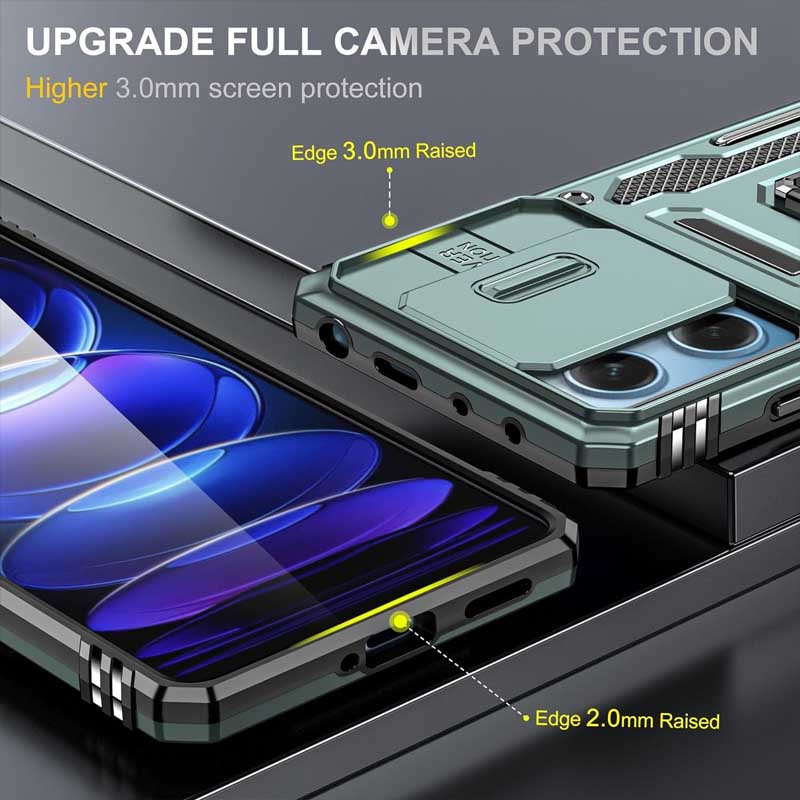 Купити Ударостійкий чохол Camshield Army Ring для Xiaomi Redmi 12 / Poco M6 Pro 5G