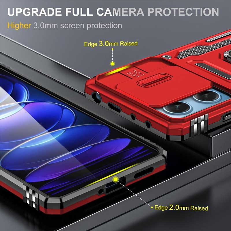 Купити Ударостійкий чохол Camshield Army Ring для Xiaomi Redmi 12 / Poco M6 Pro 5G