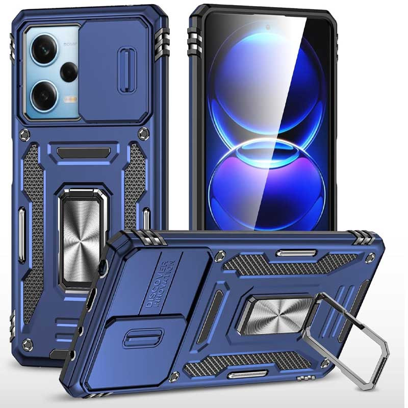 Ударостійкий чохол Camshield Army Ring для Xiaomi Redmi 12 / Poco M6 Pro 5G