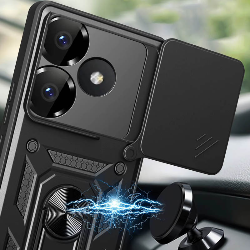 Купити Ударостійкий чохол Camshield Serge Ring для Xiaomi Poco F6