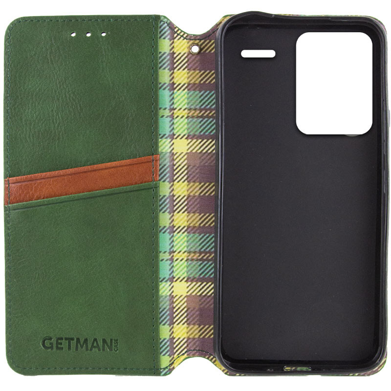 Купити Шкіряний чохол-книжка GETMAN Cubic (PU) для Xiaomi Redmi Note 13 Pro+