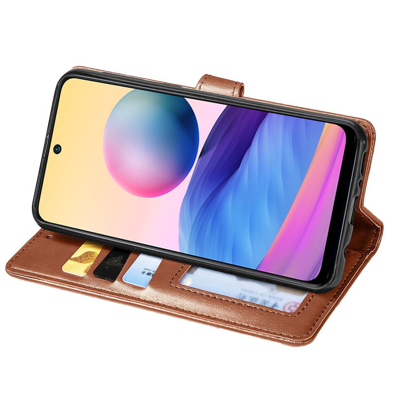 Купити Шкіряний чохол-книжка GETMAN Gallant (PU) для Xiaomi Redmi Note 13 Pro 4G / Poco M6 Pro 4G
