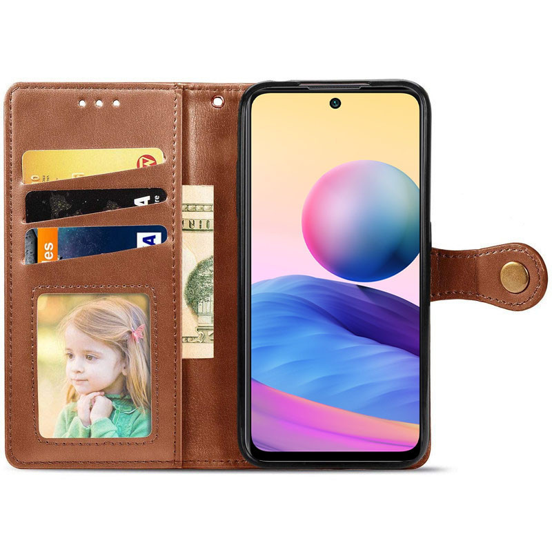 Купити Шкіряний чохол-книжка GETMAN Gallant (PU) для Xiaomi Redmi Note 13 Pro 4G / Poco M6 Pro 4G