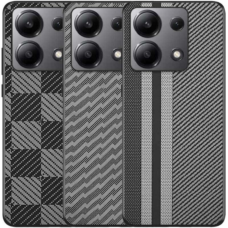 Чохол TPU+PC Grid для Xiaomi Redmi Note 13 Pro 4G / Poco M6 Pro 4G / Note 14S