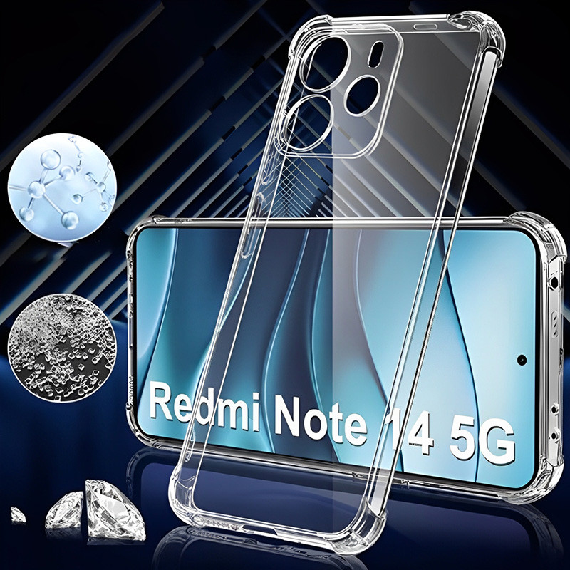 Купити TPU чохол GETMAN Ease logo посилені кути Full Camera для Xiaomi Redmi Note 14 5G
