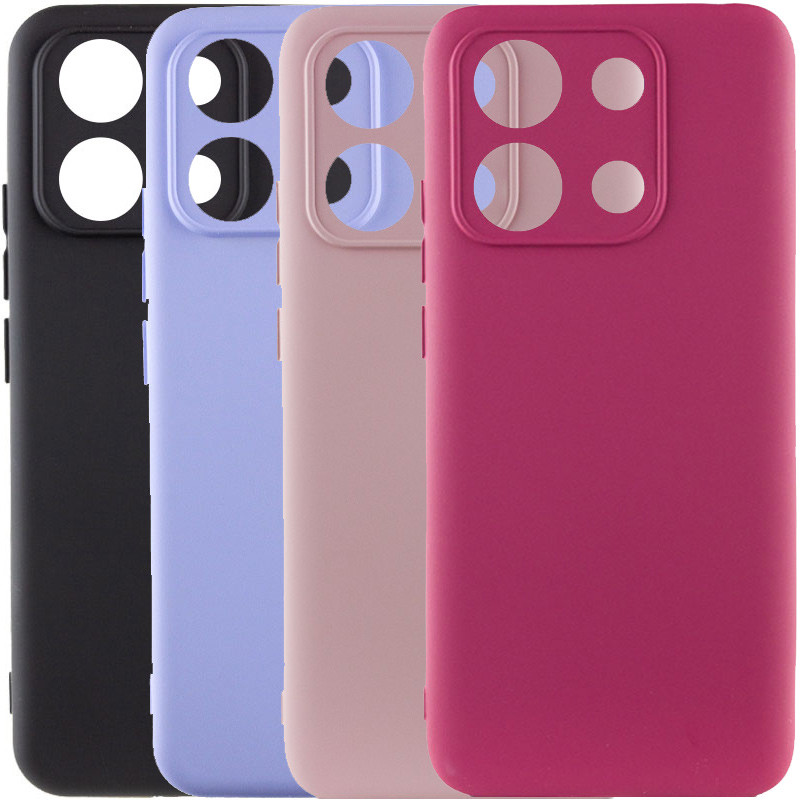 Чохол TPU GETMAN Liquid Silk Full Camera для Xiaomi Redmi Note 13 Pro 4G / Poco M6 Pro 4G / Note 14S