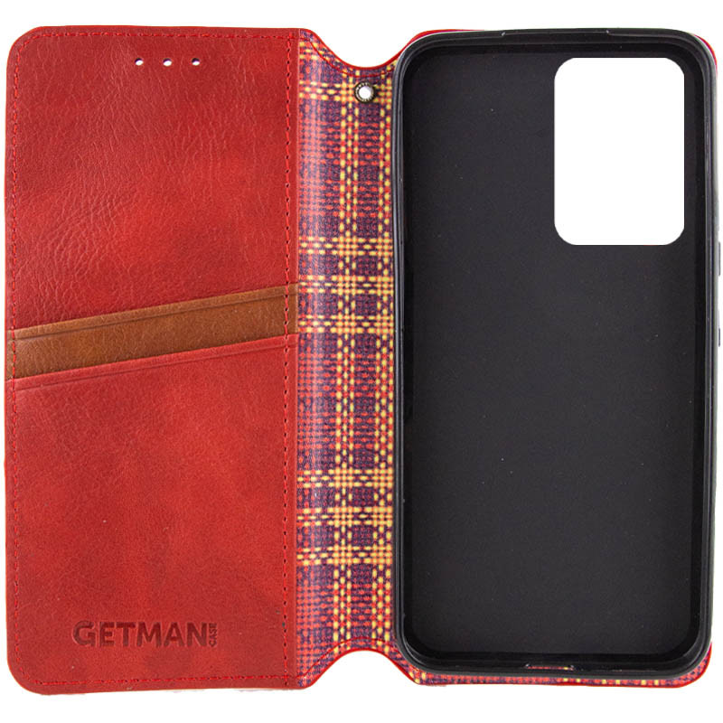 Купити Шкіряний чохол-книжка GETMAN Cubic (PU) для Xiaomi Redmi Note 14 4G (Europe version)