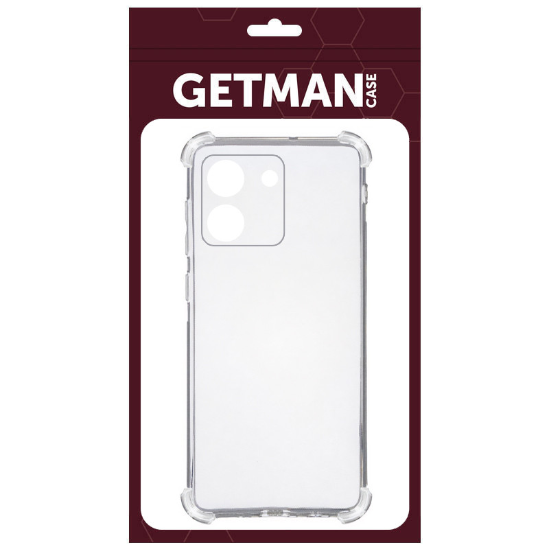 Купити TPU чохол GETMAN Ease logo посилені кути Full Camera для Xiaomi Poco M7 Pro 5G